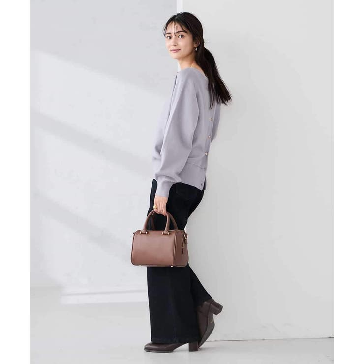 【2WAY】クルーネッククロップドカーディガン | a.v.v【WOMEN】 | 詳細画像40 