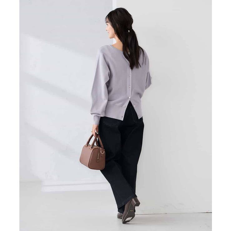 【2WAY】クルーネッククロップドカーディガン | a.v.v【WOMEN】 | 詳細画像41 