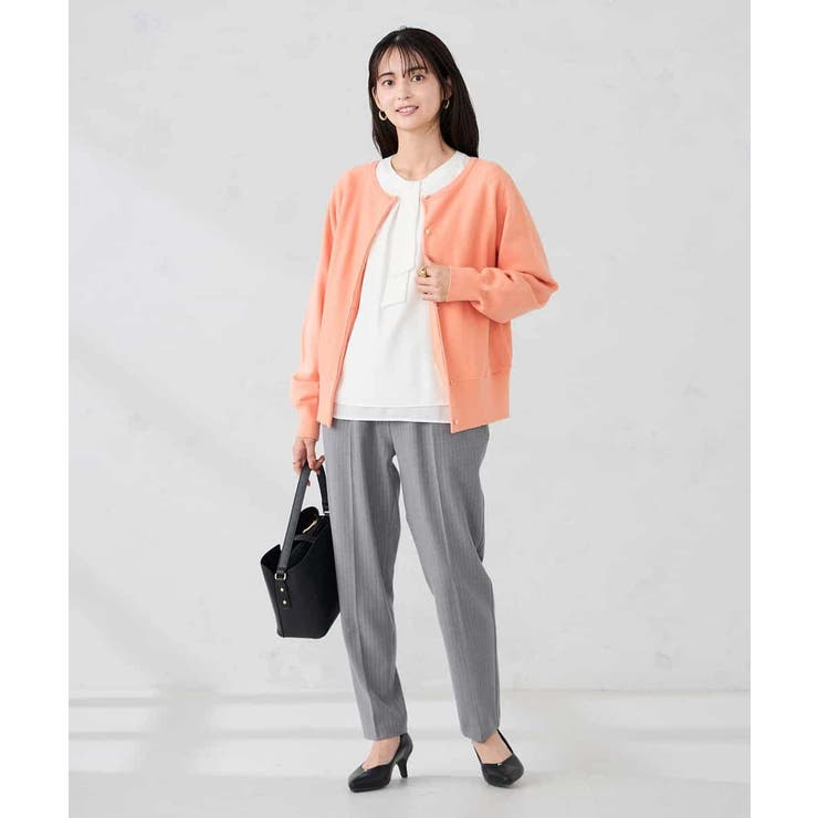 【2WAY】クルーネッククロップドカーディガン | a.v.v【WOMEN】 | 詳細画像5 