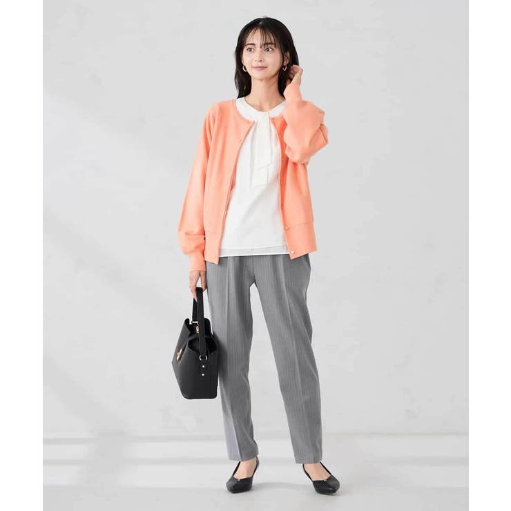 【2WAY】クルーネッククロップドカーディガン | a.v.v【WOMEN】 | 詳細画像7 