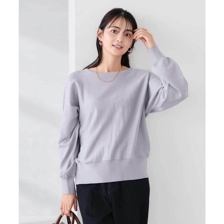 ラベンダー | 【2WAY】クルーネッククロップドカーディガン | a.v.v【WOMEN】