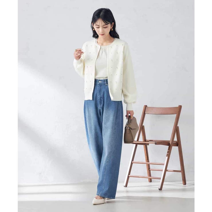 ビジュー調カーディガン | a.v.v【WOMEN】 | 詳細画像11 