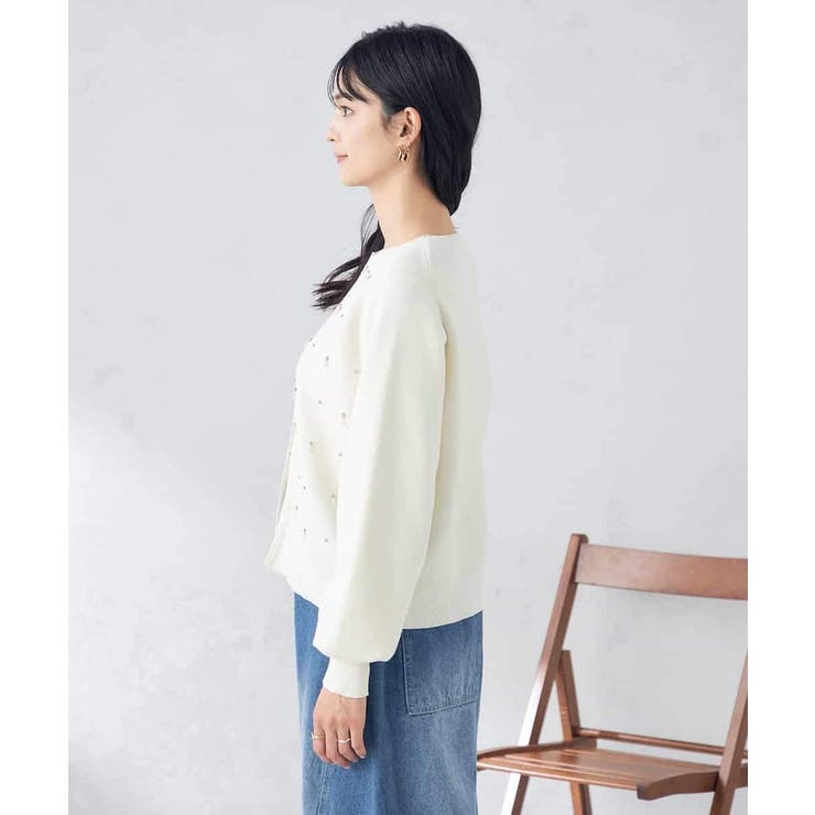 ビジュー調カーディガン | a.v.v【WOMEN】 | 詳細画像14 