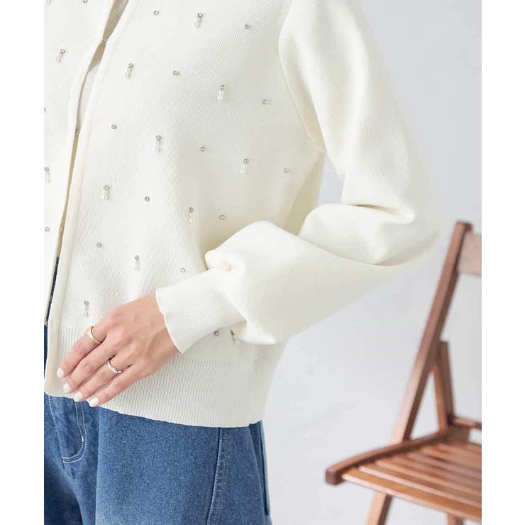 ビジュー調カーディガン | a.v.v【WOMEN】 | 詳細画像17 