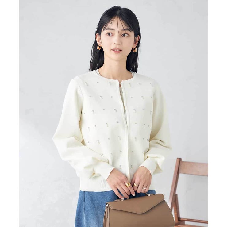 ビジュー調カーディガン | a.v.v【WOMEN】 | 詳細画像5 