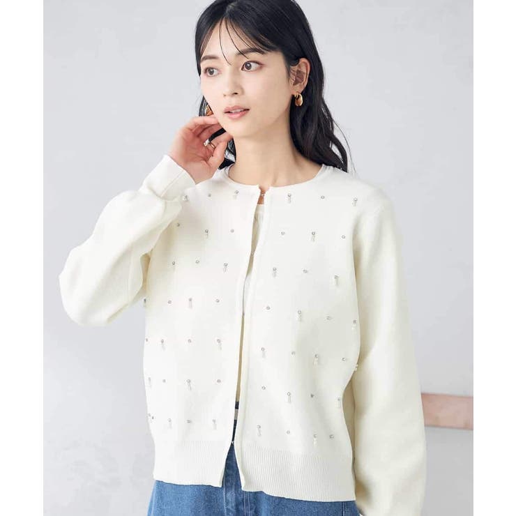 ビジュー調カーディガン | a.v.v【WOMEN】 | 詳細画像6 