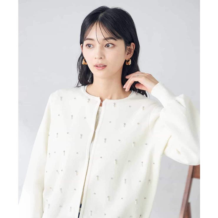 ビジュー調カーディガン | a.v.v【WOMEN】 | 詳細画像8 