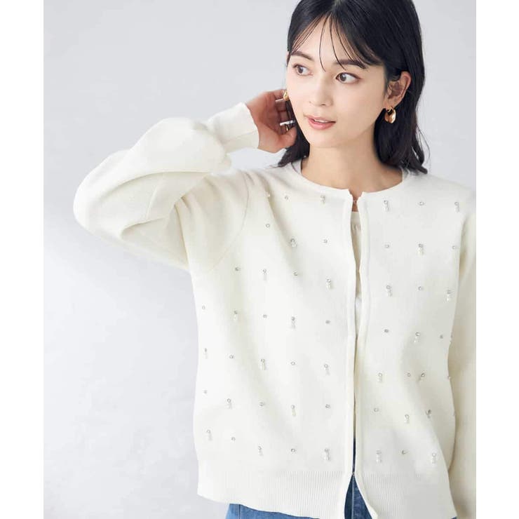 ビジュー調カーディガン | a.v.v【WOMEN】 | 詳細画像9 