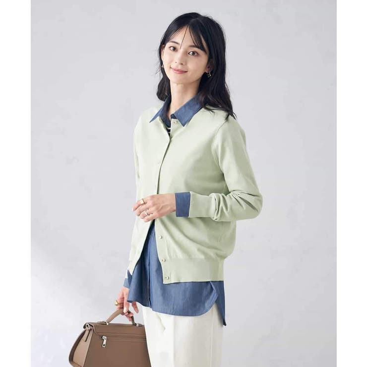 【洗える/UVカット】クルーネックカーディガン | a.v.v【WOMEN】 | 詳細画像11 