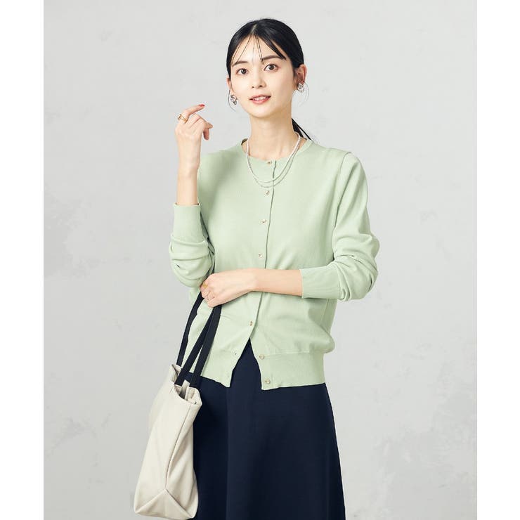 【洗える/UVカット】クルーネックカーディガン | a.v.v【WOMEN】 | 詳細画像16 