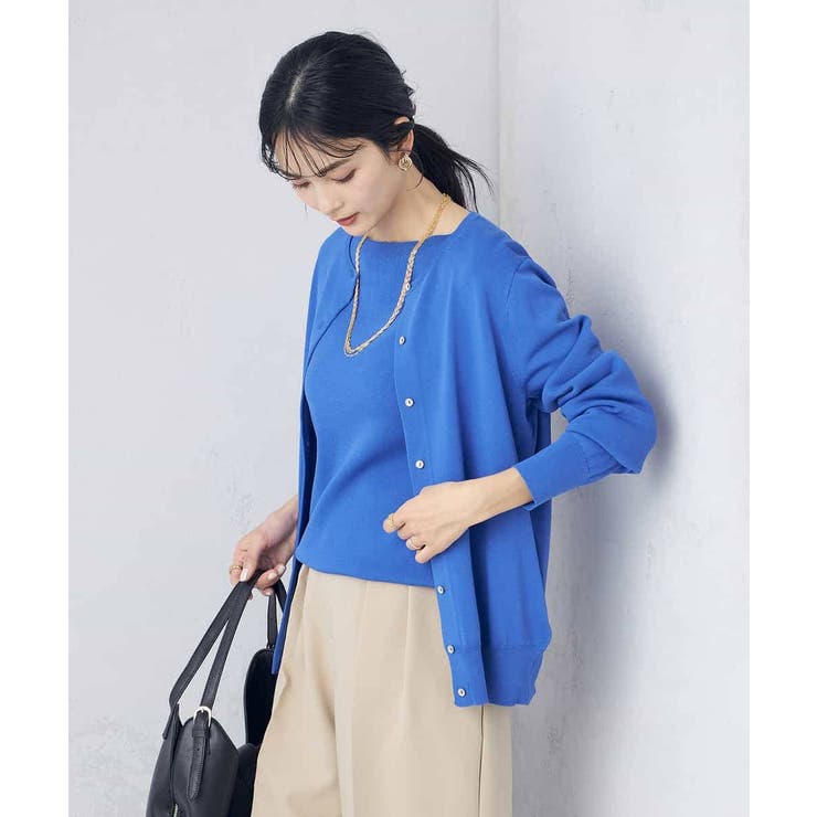 【洗える/UVカット】クルーネックカーディガン | a.v.v【WOMEN】 | 詳細画像21 