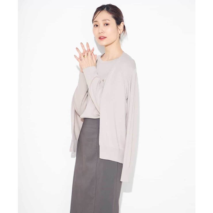 【洗える/UVカット】Vネックカーディガン | a.v.v【WOMEN】 | 詳細画像11 