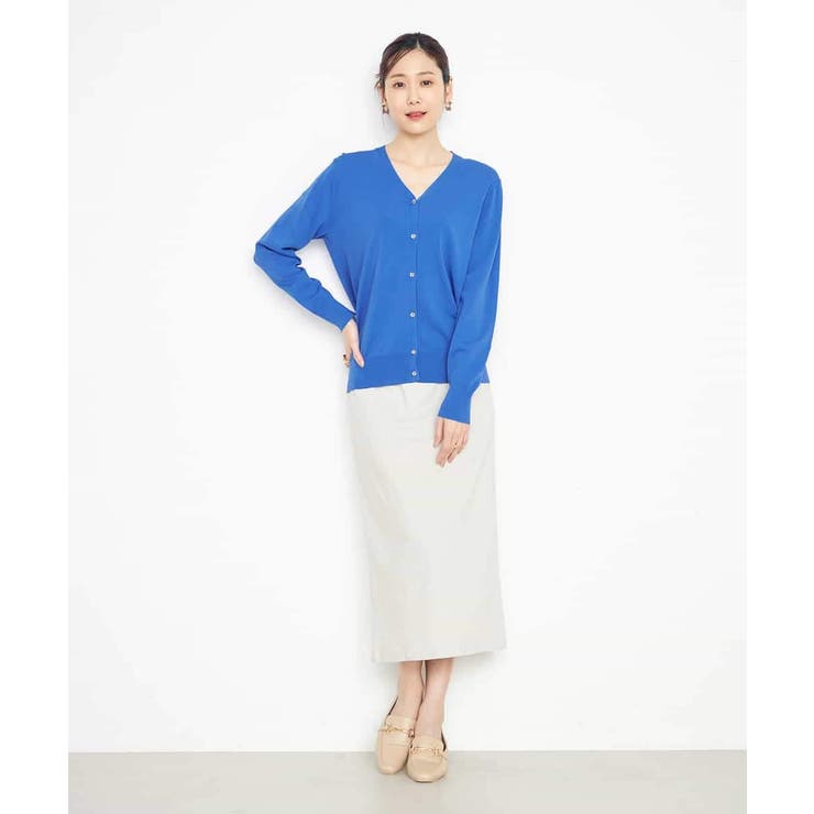 【洗える/UVカット】Vネックカーディガン | a.v.v【WOMEN】 | 詳細画像4 