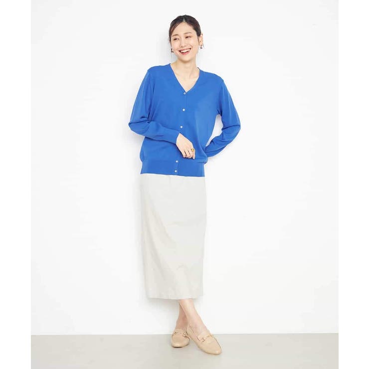 【洗える/UVカット】Vネックカーディガン | a.v.v【WOMEN】 | 詳細画像5 