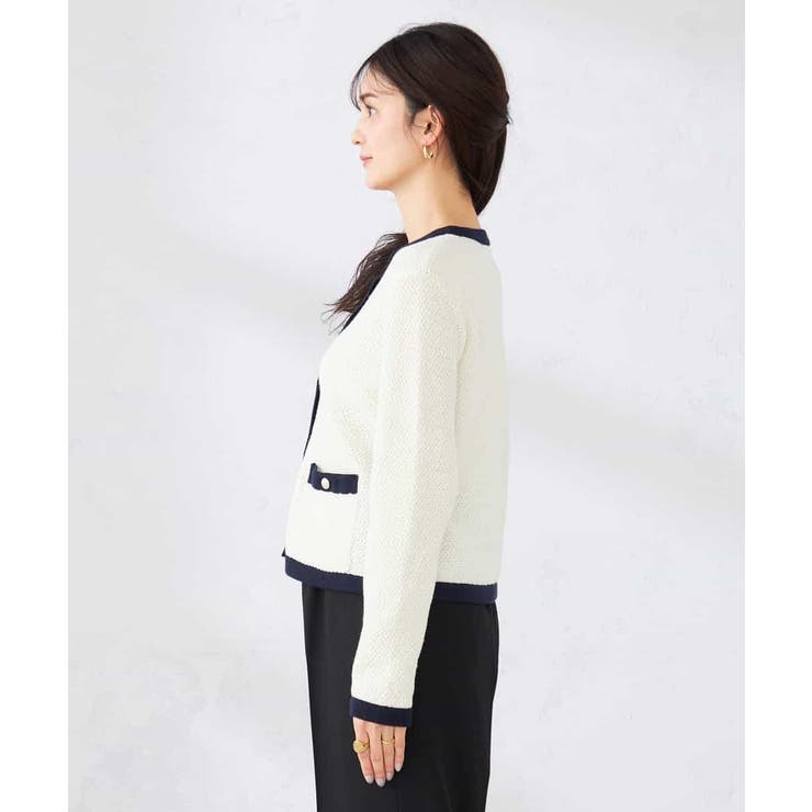 メタルボタンカノコニットジャケット | a.v.v【WOMEN】 | 詳細画像21 