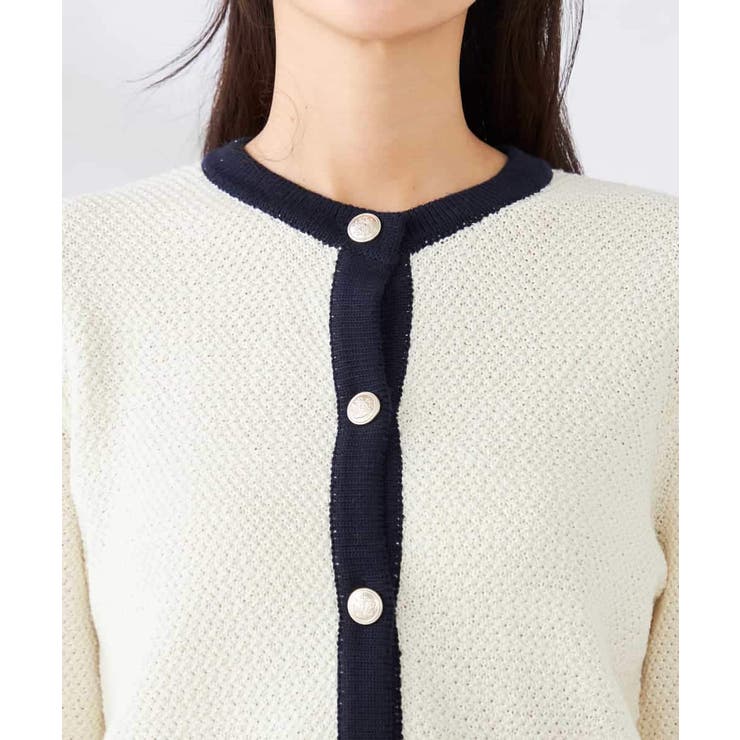 メタルボタンカノコニットジャケット | a.v.v【WOMEN】 | 詳細画像23 
