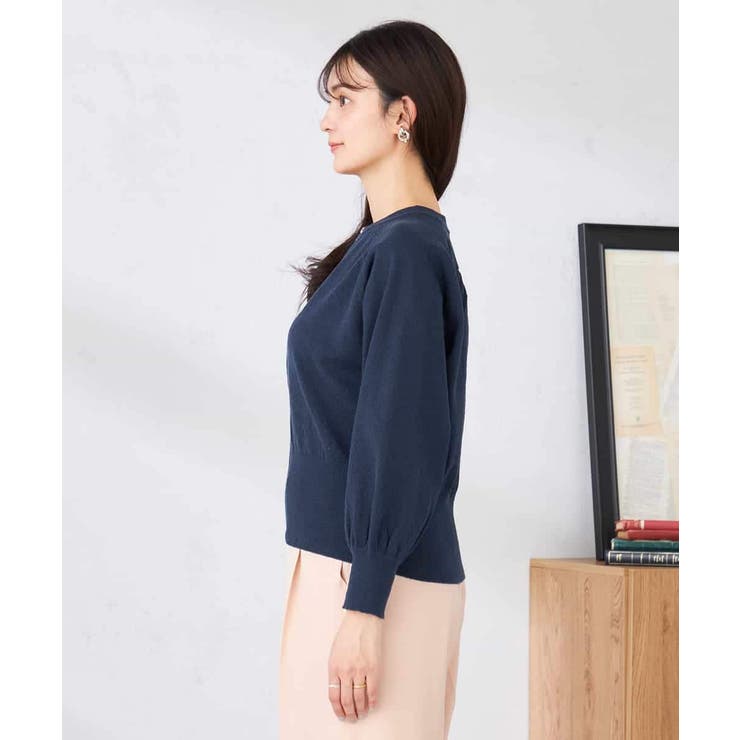 バックギャザーニットブルゾン | a.v.v【WOMEN】 | 詳細画像12 