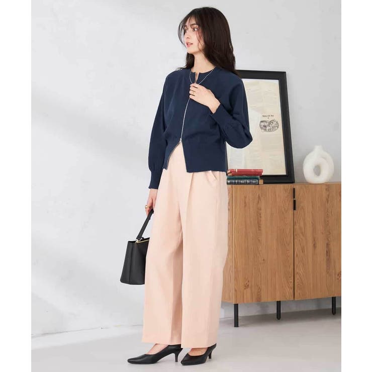 バックギャザーニットブルゾン | a.v.v【WOMEN】 | 詳細画像2 