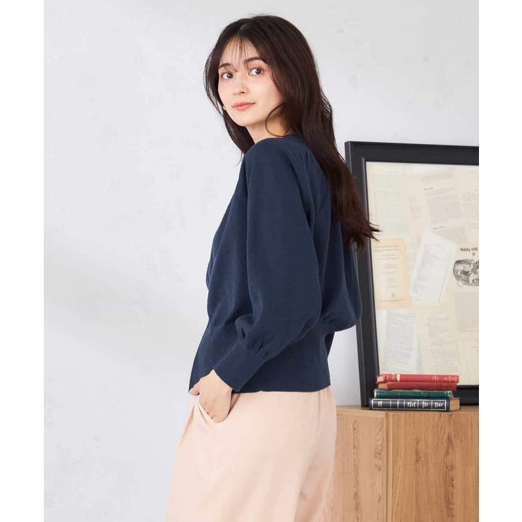 バックギャザーニットブルゾン | a.v.v【WOMEN】 | 詳細画像22 