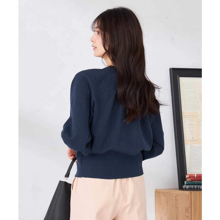 バックギャザーニットブルゾン | a.v.v【WOMEN】 | 詳細画像24 