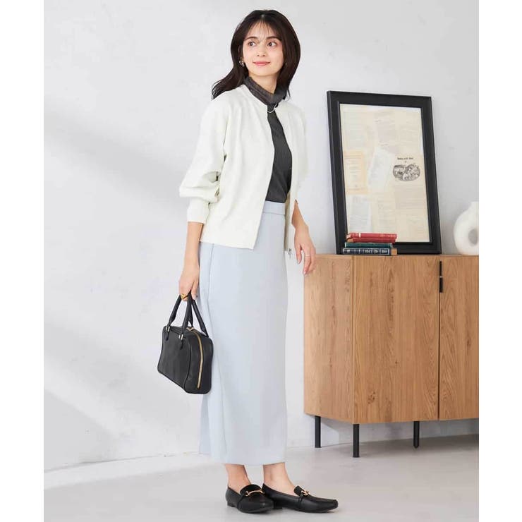 バックギャザーニットブルゾン | a.v.v【WOMEN】 | 詳細画像9 