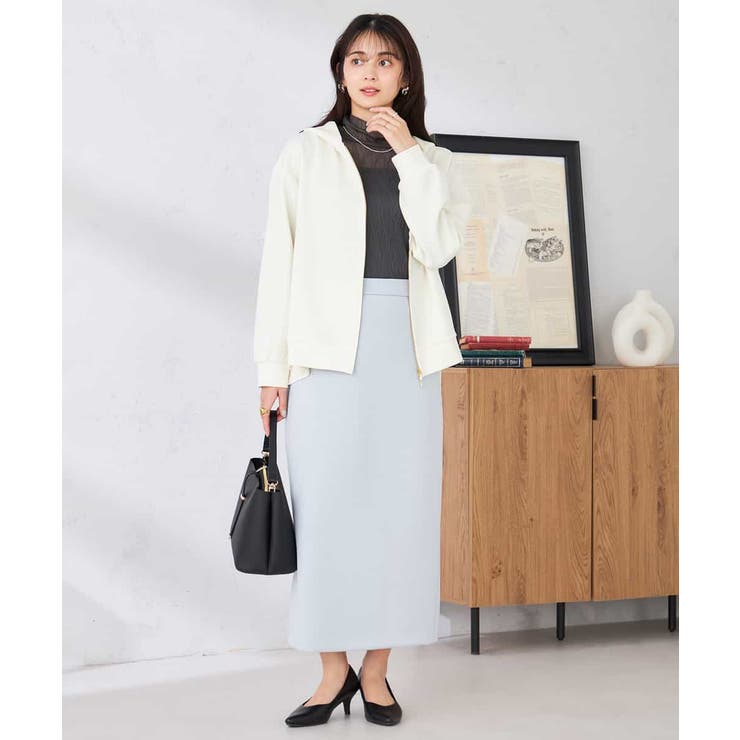 バックフレアダンボールパーカー | a.v.v【WOMEN】 | 詳細画像16 