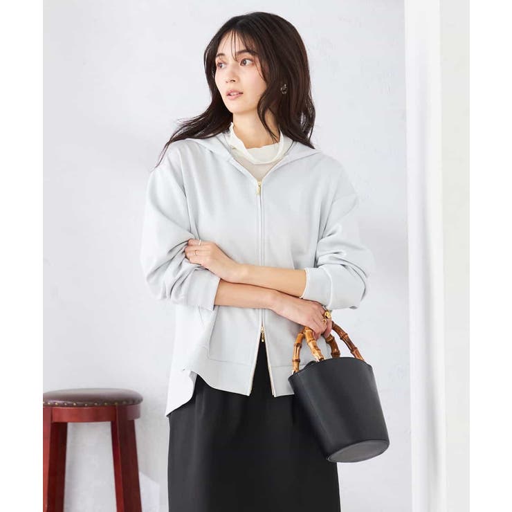 バックフレアダンボールパーカー | a.v.v【WOMEN】 | 詳細画像22 