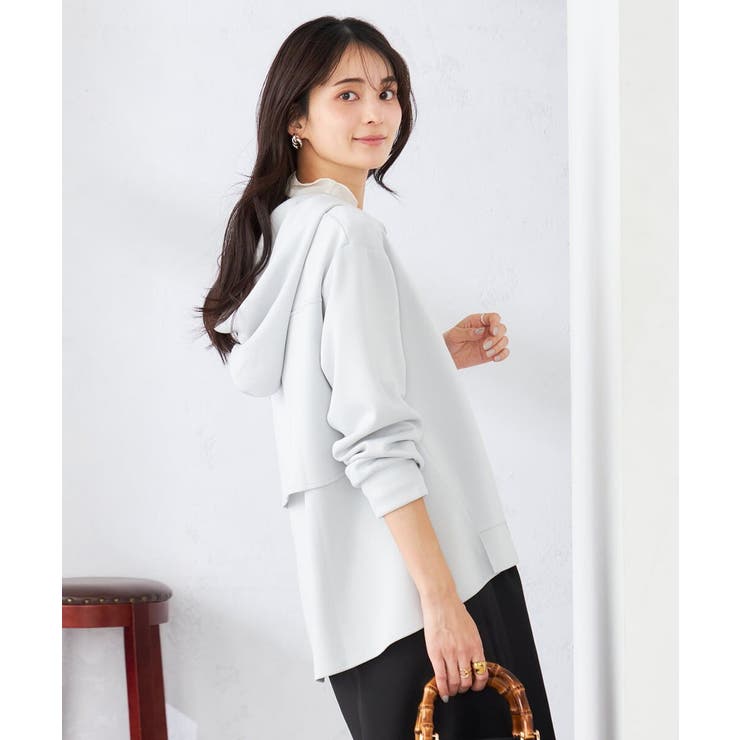 バックフレアダンボールパーカー | a.v.v【WOMEN】 | 詳細画像24 