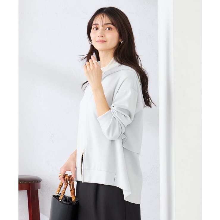 バックフレアダンボールパーカー | a.v.v【WOMEN】 | 詳細画像25 