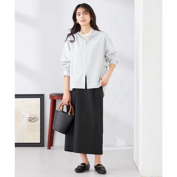 バックフレアダンボールパーカー | a.v.v【WOMEN】 | 詳細画像26 