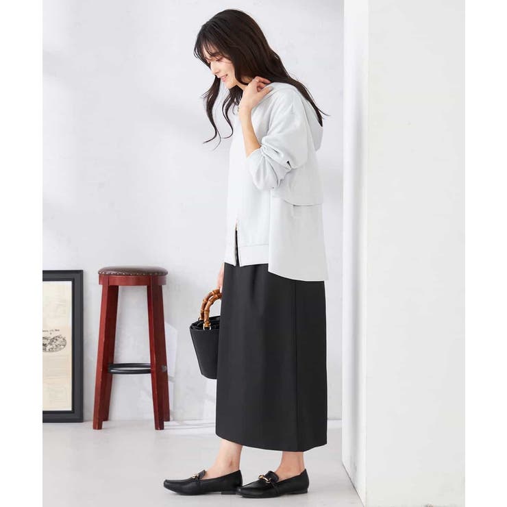 バックフレアダンボールパーカー | a.v.v【WOMEN】 | 詳細画像27 