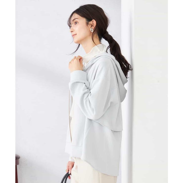 バックフレアダンボールパーカー | a.v.v【WOMEN】 | 詳細画像33 