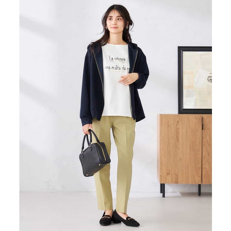 バックフレアダンボールパーカー | a.v.v【WOMEN】 | 詳細画像8 