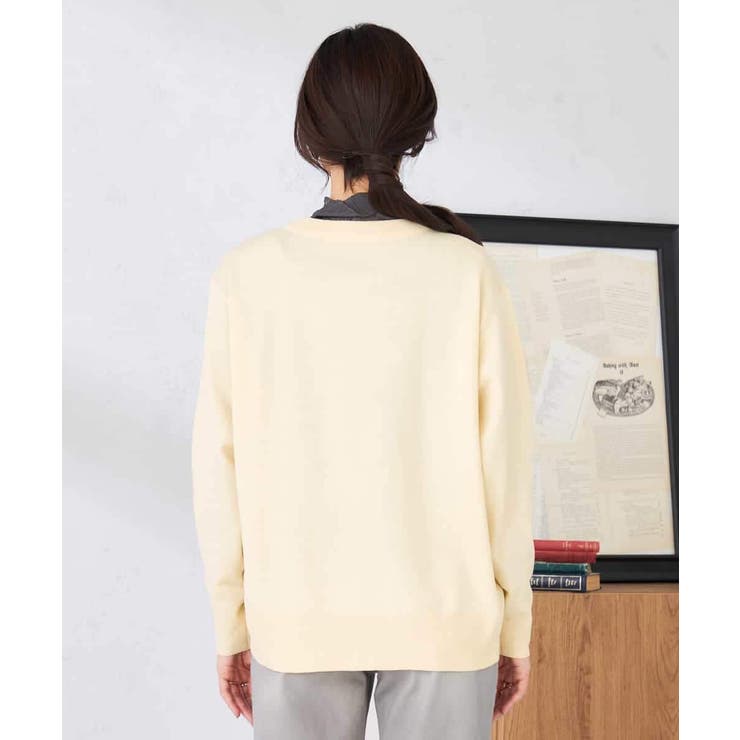 スウェットライクVネックカーディガン | a.v.v【WOMEN】 | 詳細画像17 