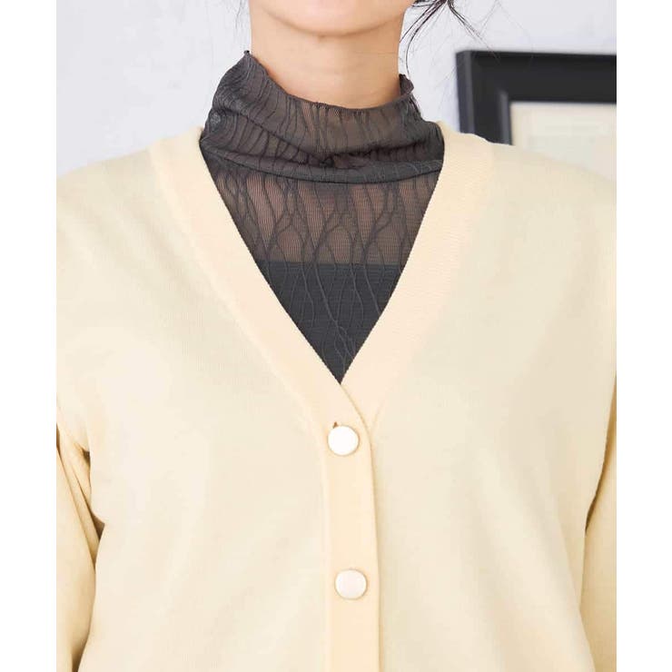 スウェットライクVネックカーディガン | a.v.v【WOMEN】 | 詳細画像18 