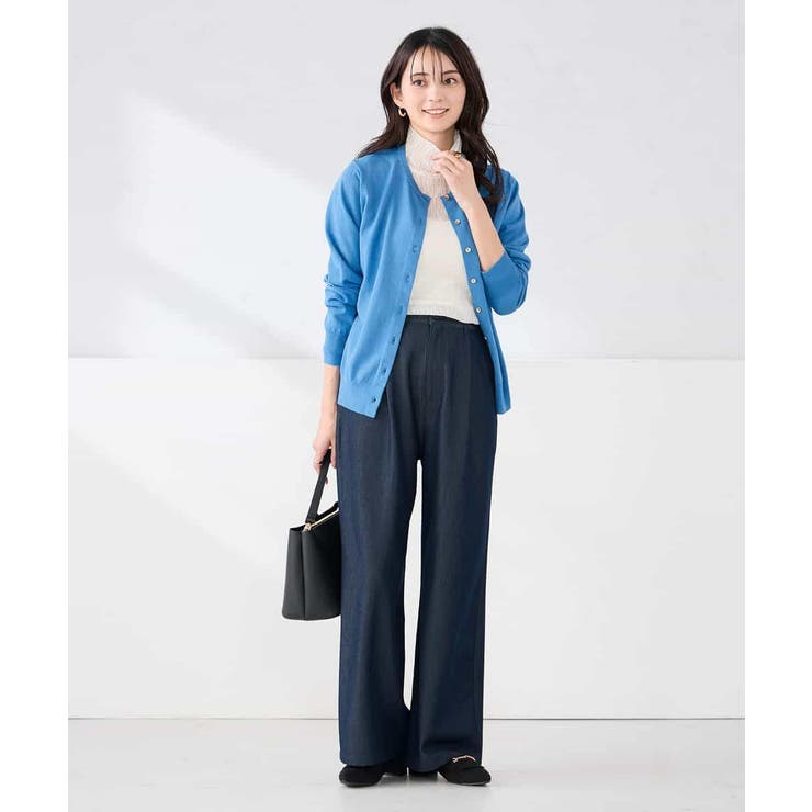 【洗える/UVカット】クルーネックカーディガン | a.v.v【WOMEN】 | 詳細画像10 