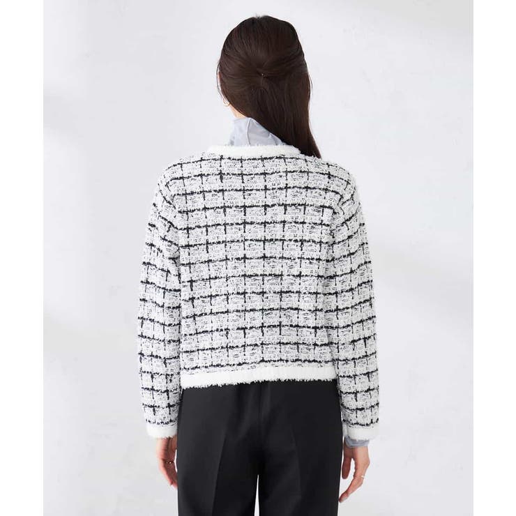 ファンシーツイードカーディガン | a.v.v【WOMEN】 | 詳細画像9 