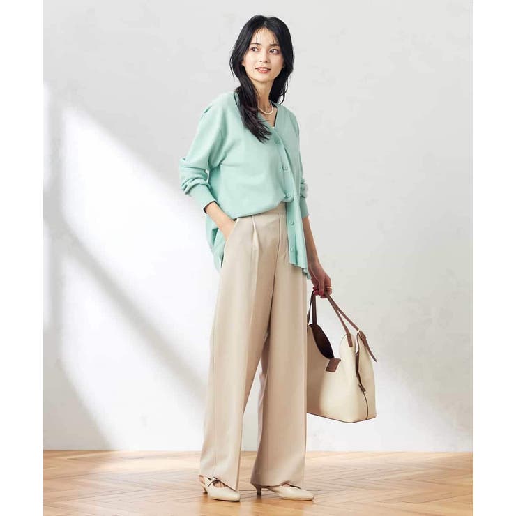 Vネックミドル丈カーディガン | a.v.v【WOMEN】 | 詳細画像4 