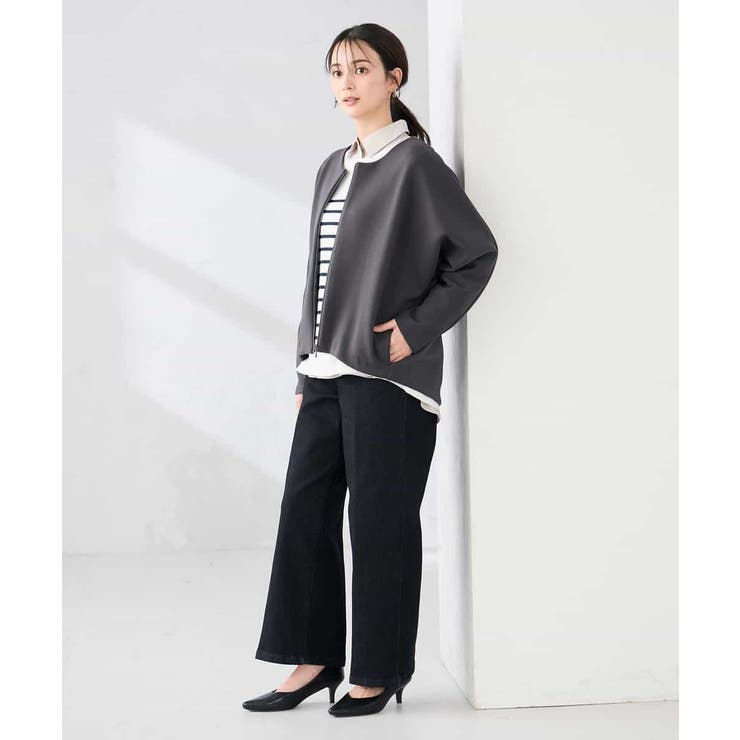 ダンボールジップカーディガン | a.v.v【WOMEN】 | 詳細画像24 