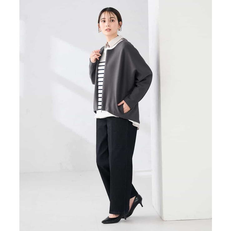 ダンボールジップカーディガン | a.v.v【WOMEN】 | 詳細画像25 