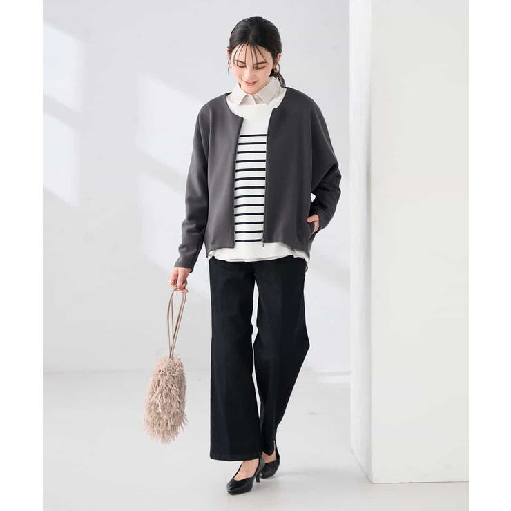 ダンボールジップカーディガン | a.v.v【WOMEN】 | 詳細画像26 