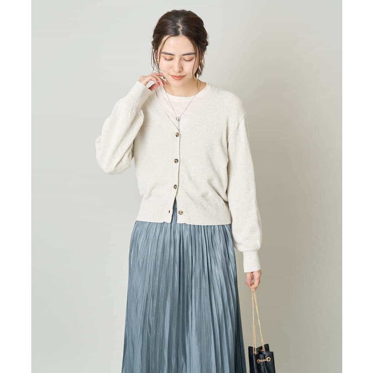 ショートニットカーディガン | a.v.v【WOMEN】 | 詳細画像10 