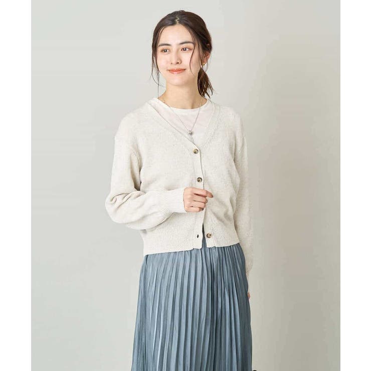 ショートニットカーディガン | a.v.v【WOMEN】 | 詳細画像11 