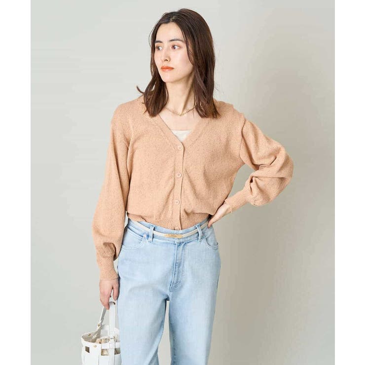 ショートニットカーディガン | a.v.v【WOMEN】 | 詳細画像2 