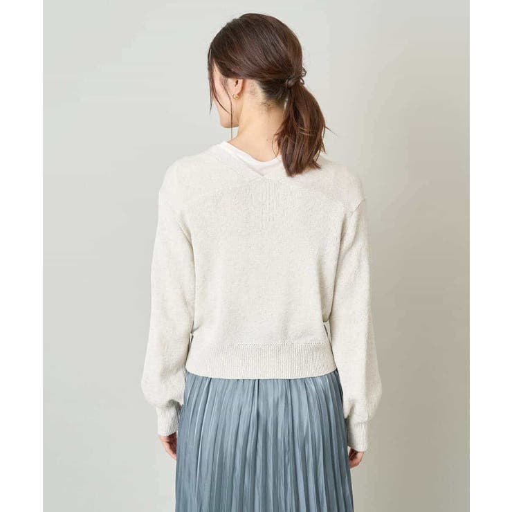 ショートニットカーディガン | a.v.v【WOMEN】 | 詳細画像23 