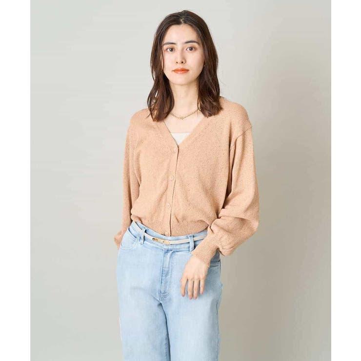 ショートニットカーディガン | a.v.v【WOMEN】 | 詳細画像3 