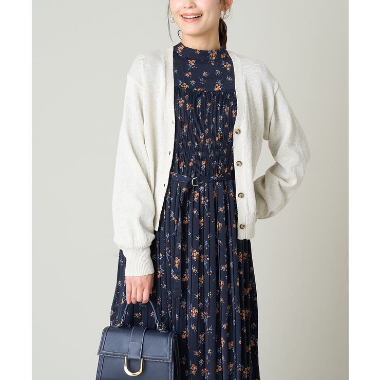 アイボリー | ショートニットカーディガン | a.v.v【WOMEN】