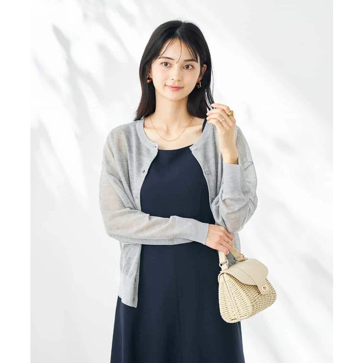 【2WAY】シアークルーネックカーディガン | a.v.v【WOMEN】 | 詳細画像13 