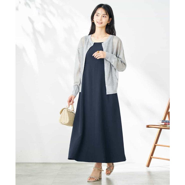 【2WAY】シアークルーネックカーディガン | a.v.v【WOMEN】 | 詳細画像15 