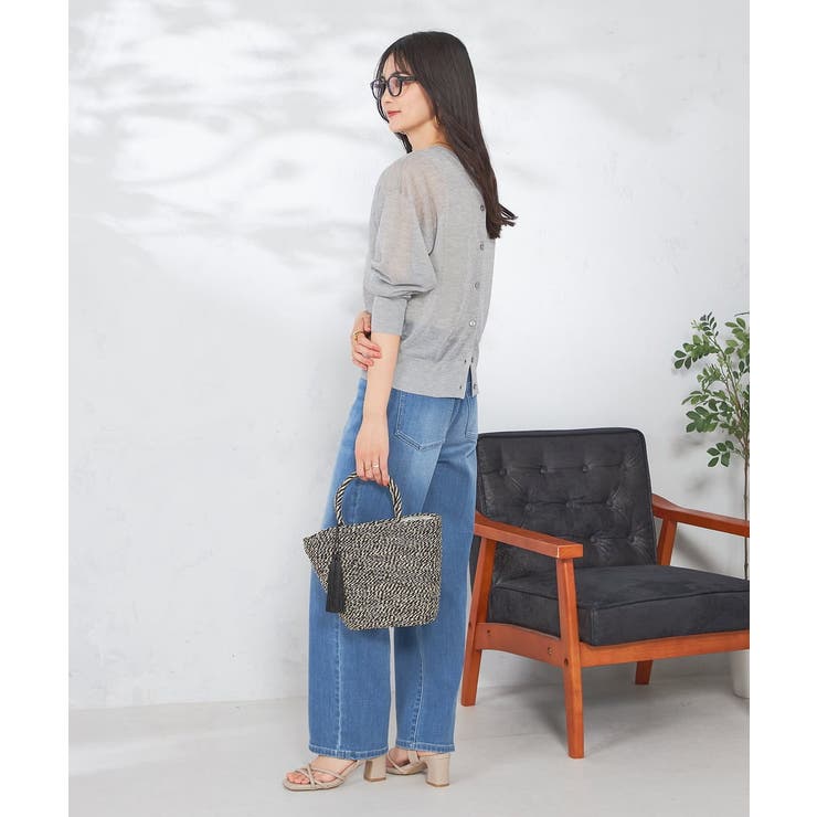 【2WAY】シアークルーネックカーディガン | a.v.v【WOMEN】 | 詳細画像21 